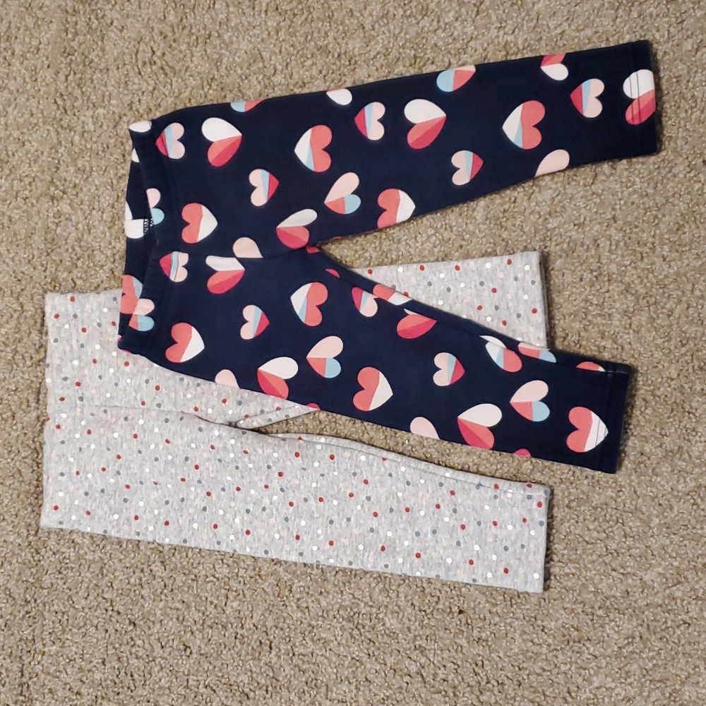 Carter's Fleece lined leggings Bundle